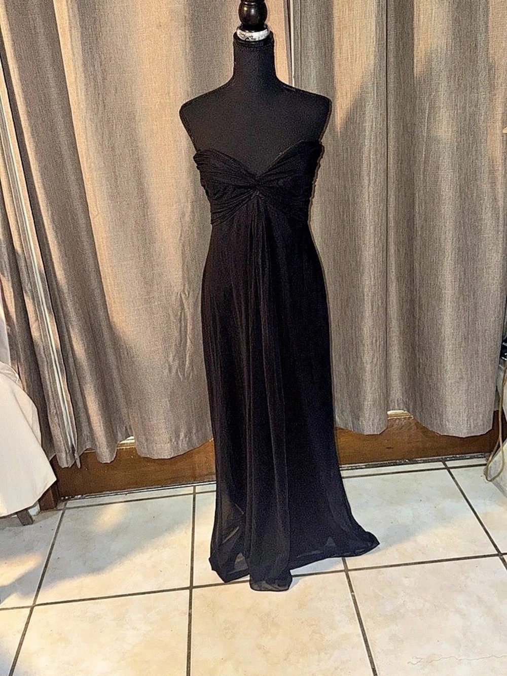 Cache Black Formal Long Dress